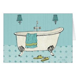 Old Fashioned Blue Bathroom