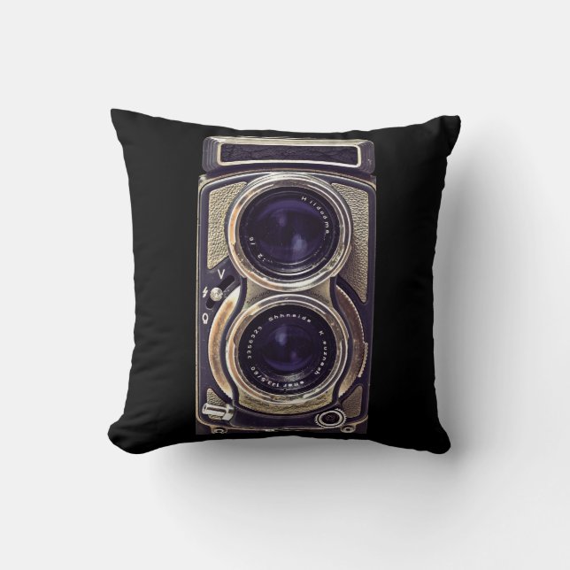 Old-fashioned camera cushion (Front)