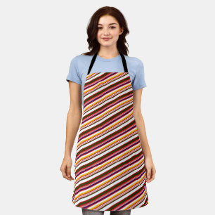Old Fashioned Candy Stripes Apron