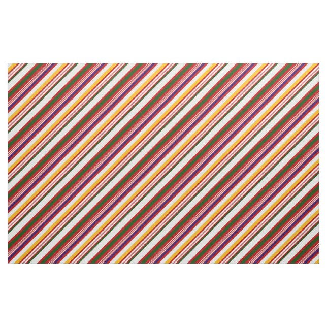Old Fashioned Candy Stripes (large scale) Fabric (Fat Quarter)