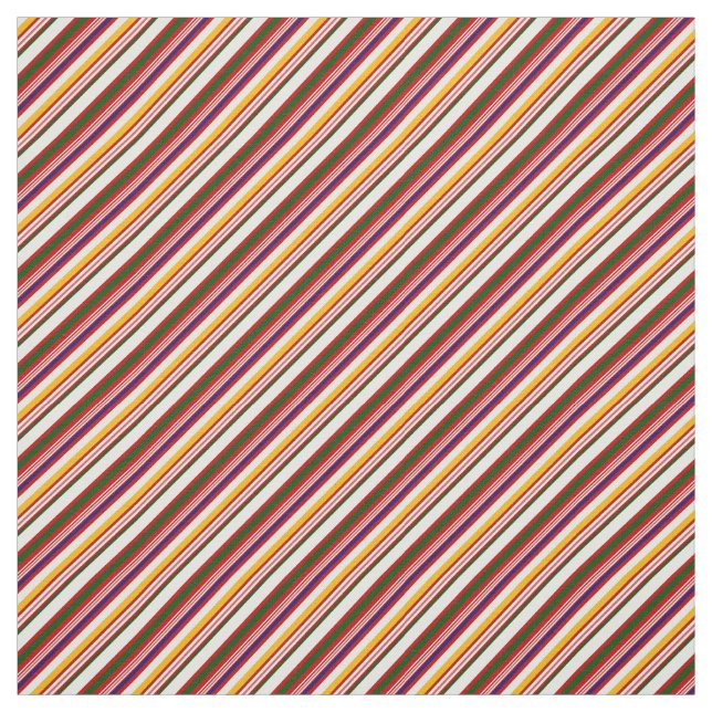 Old Fashioned Candy Stripes (small scale) Fabric (Swatch)