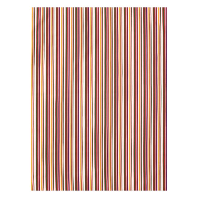 Old Fashioned Candy Stripes Tablecloth (Front)