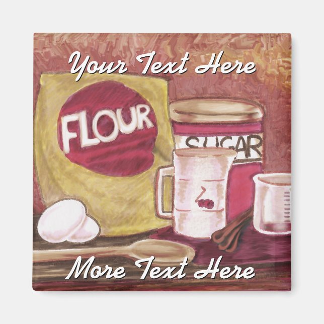 Old-Fashioned Chef Magnet (Front)