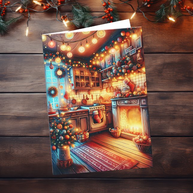 Old-Fashioned Christmas Greetings Card (Creator Uploaded)