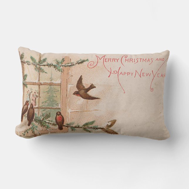 Old Fashioned Christmas Pillow (Front)