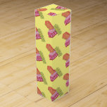 Old-Fashioned Christmas Ribbon Candy Holiday Sweet Wine Box<br><div class="desc">Design features an original marker illustration of classic old-fashioned Christmas ribbon candy. Perfect for winter or holiday entertaining! This festive hard candy design is also available on other products. Lots of additional illustrations are also available from this shop. Don't see what you're looking for? Need help with customisation? Contact Rebecca...</div>