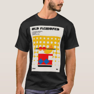 Old Fashioned Cocktail Art T-Shirt