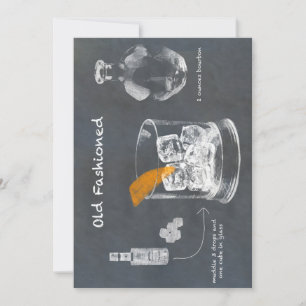 Old Fashioned Cocktail Invitation