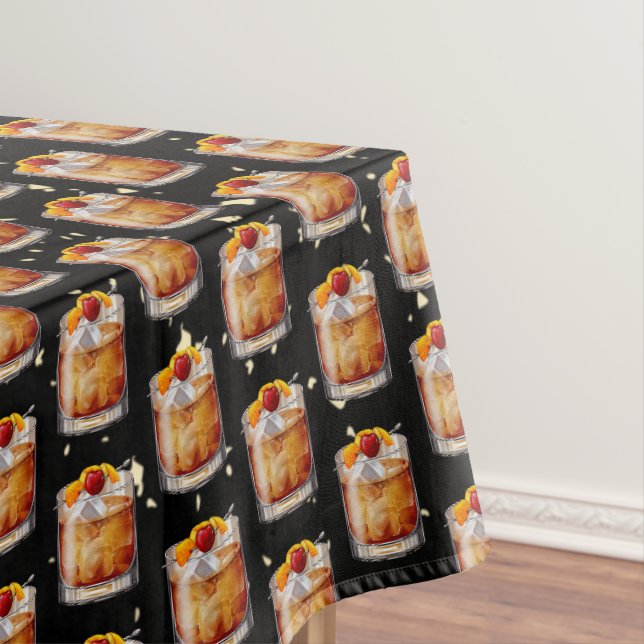 Old Fashioned Cocktail Tablecloth (In Situ)