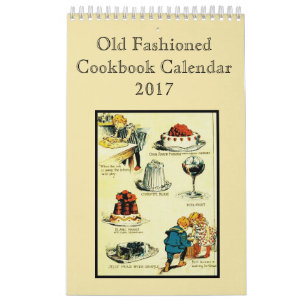 Old Fashioned Cookbook Calendar