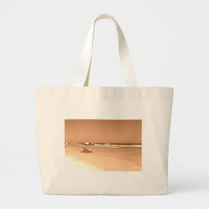 Old Fashioned Daytona Beach Photograph Large Tote Bag