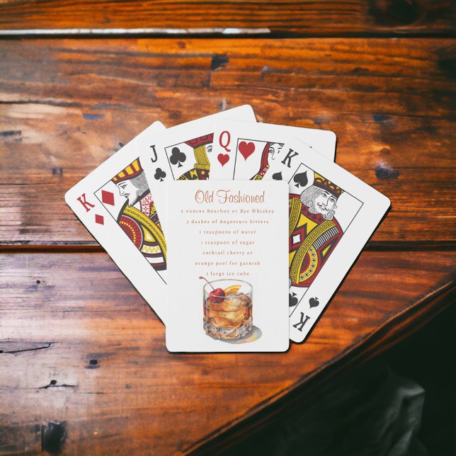 Old Fashioned Drink Recipe Playing Cards (Creator Uploaded)