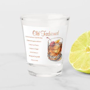 Old Fashioned Drink Recipe Shot Glass