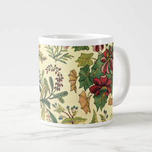 Old Fashioned Floral Abundance Large Coffee Mug