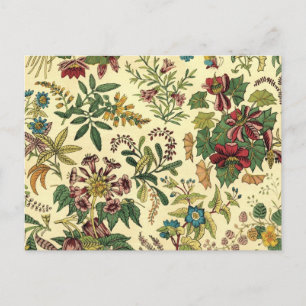 Old Fashioned Floral Abundance Postcard