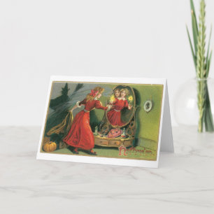 Old-fashioned Halloween Card
