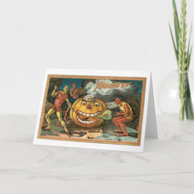 Old-fashioned Halloween, Devils Card (Front)