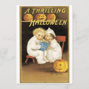 Old Fashioned Halloween Ghost Story Kids Card
