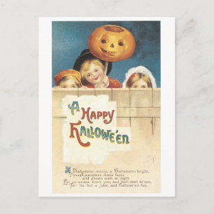 Old-fashioned Halloween Postcard