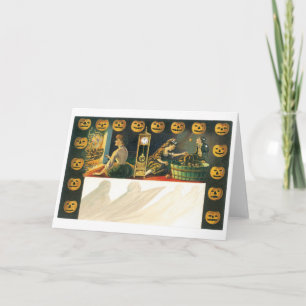 Old-fashioned Halloween, Pumpkin Card