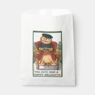 Old-fashioned Halloween, Pumpkin driver Favour Bag