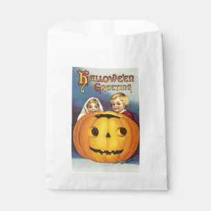 Old-fashioned Halloween, Pumpkin (jack-o'-lantern) Favour Bag