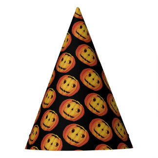 Old-fashioned Halloween, Pumpkin (jack-o'-lantern) Party Hat