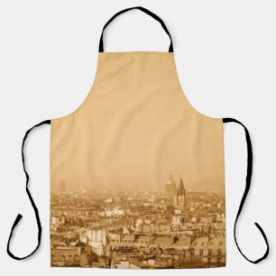 Old-fashioned paris franceparis, aged, ancient, an apron