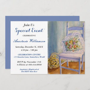 OLD FASHIONED PARTY EVENT INVITE