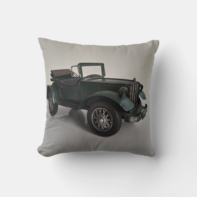 old-fashioned retro convertible car cushion (Front)