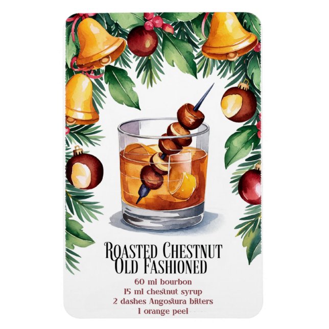 Old Fashioned Roasted Chestnut Magnet (Vertical)