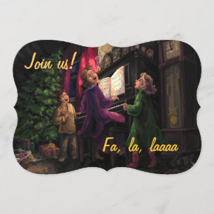 Old Fashioned Sing Along Party Invitation