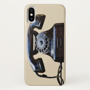 Old Fashioned Telephone Image iPhone X Case