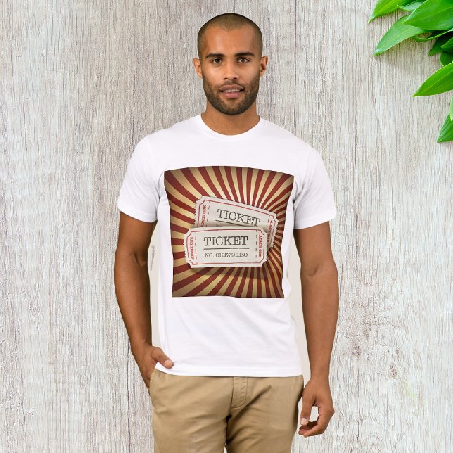 Old Fashioned Ticket Stub Carnival Theme T-Shirt (Creator Uploaded)