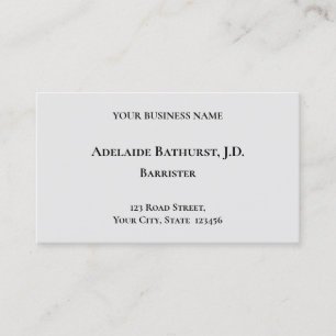 Old Fashioned, Vintage Business Card