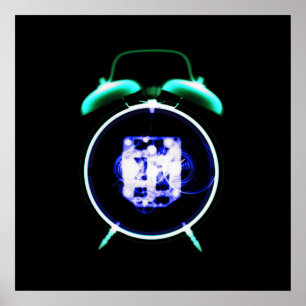 Old Fashioned X-Ray Vision Alarm Clock - Original Poster