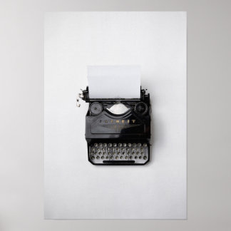 Old Favorit Typewriter Poster