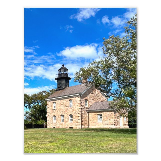 Old Field Point Lighthouse, New York Photo Print (Front)