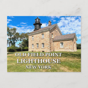 Old Field Point Lighthouse, New York Postcard