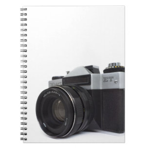 Old film camera notebook