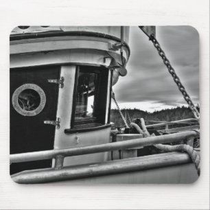 Old Fishing Boat Forecabin Mousepad