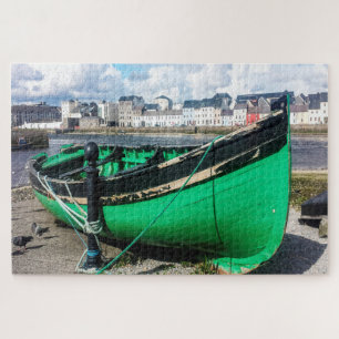 Old Fishing Boat Galway Ireland. Jigsaw Puzzle