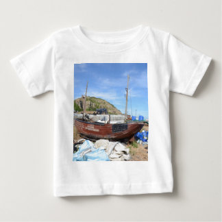 Old Fishing Boat On The Beach Baby T-Shirt