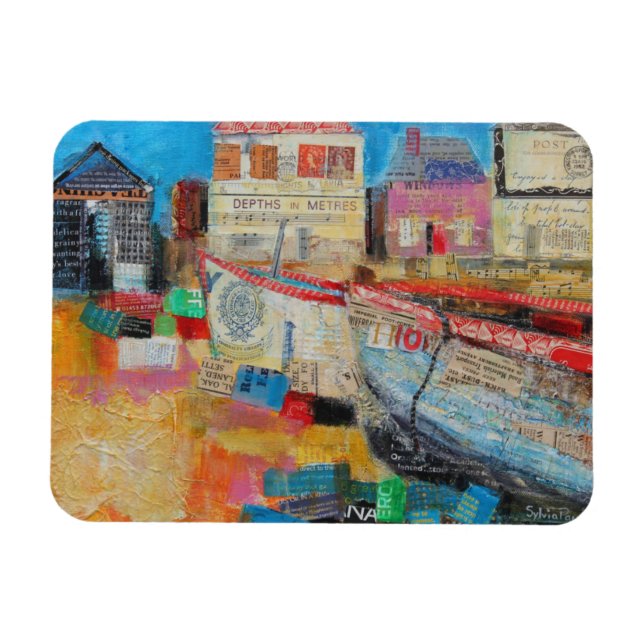 Old Fishing Boats 2013 Magnet (Horizontal)