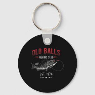 Old Fishing Club Est. 1974 Or Angler Birthday  Key Ring
