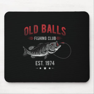 Old Fishing Club Est. 1974 Or Angler Birthday Mouse Pad