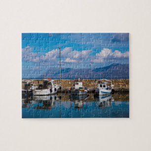 Old Fishing Port Harbour Jigsaw Puzzle