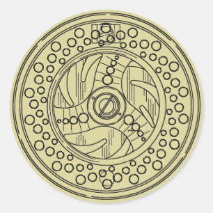 Old Fishing Saying   Brown Trout Classic Round Sticker