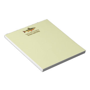 Old Fishing Saying Notepad