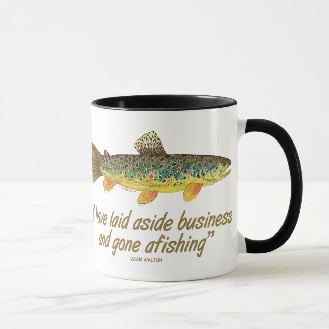 Old Fishing Words Mug (Right)